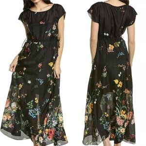 Johnny Was Houstein Cora Silk Maxi Dress NWT